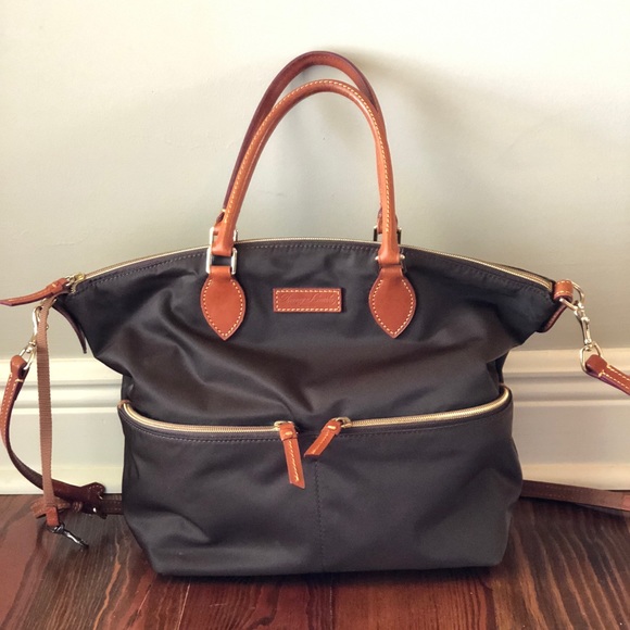 Nylon large pocket satchel Clearance